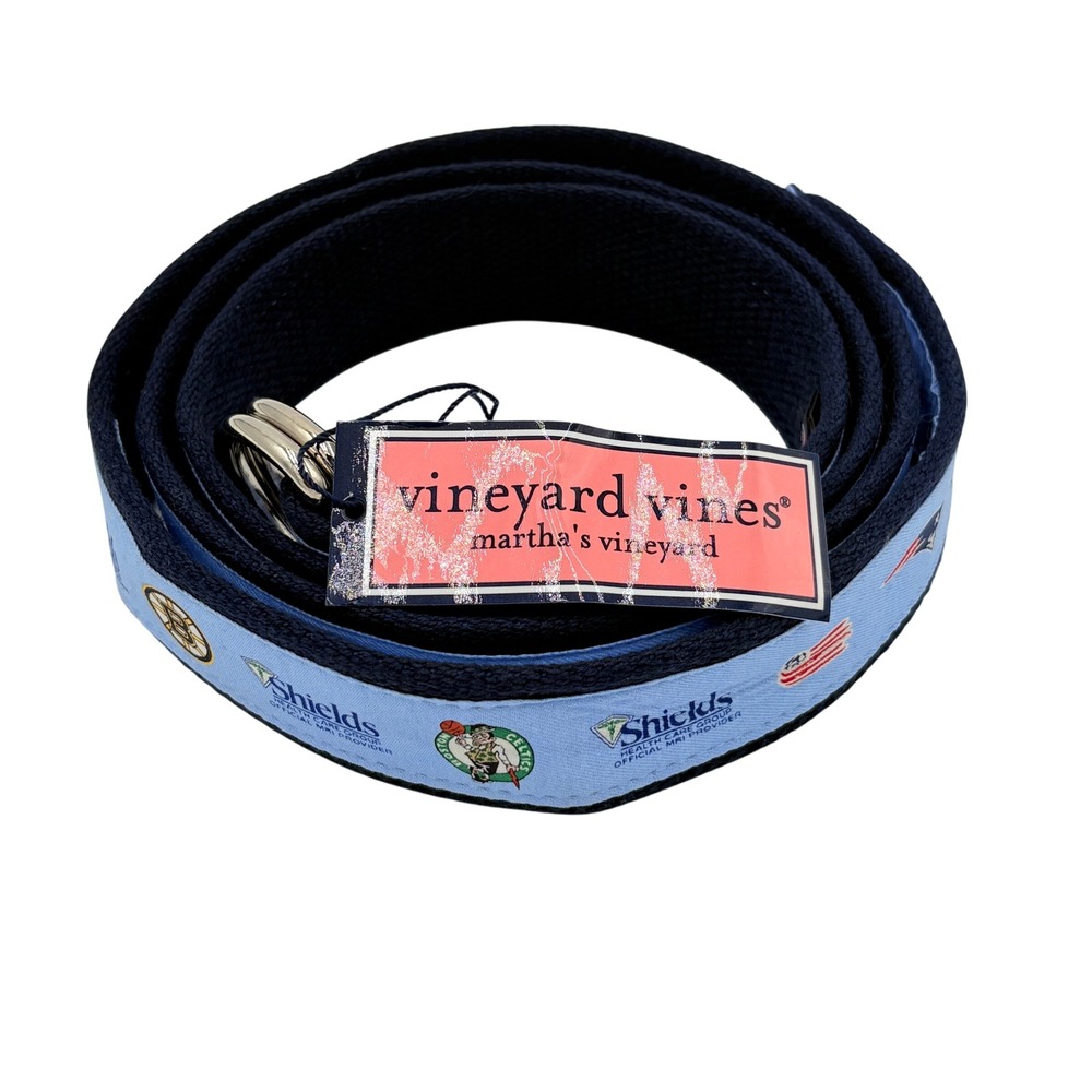 NWT Vineyard Vines Limited Boston Teams Belt XXL Made in USA‎